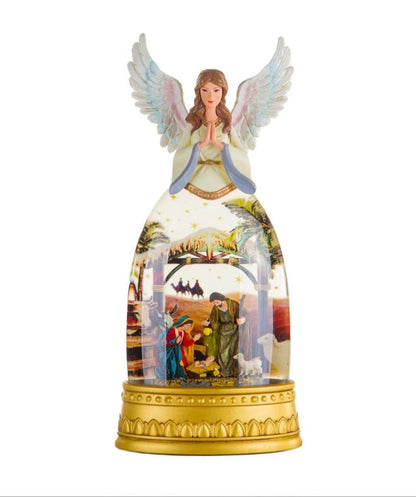 Explorers Religion with Large Angel Snow Water Lantern - Explorers Gifts