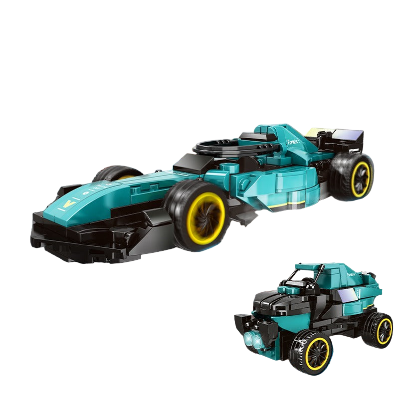 Woma 2 in 1 Racing Car Building Block Set 219 Pcs