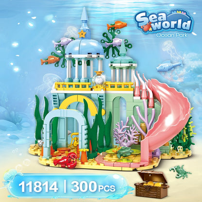 Woma Undersea Castle Building Block Toy Set 300 Pcs