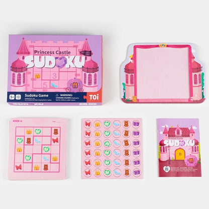 TOI World Magnetic Chess Princess Castle Sudoku - Explorers Gifts