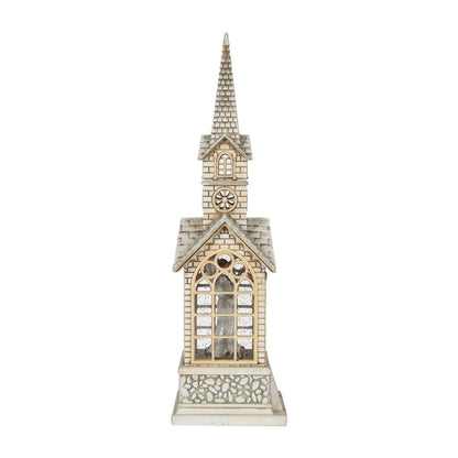 Explorers Angel Snow Water Lantern Single Church - 16inch - Explorers Gifts