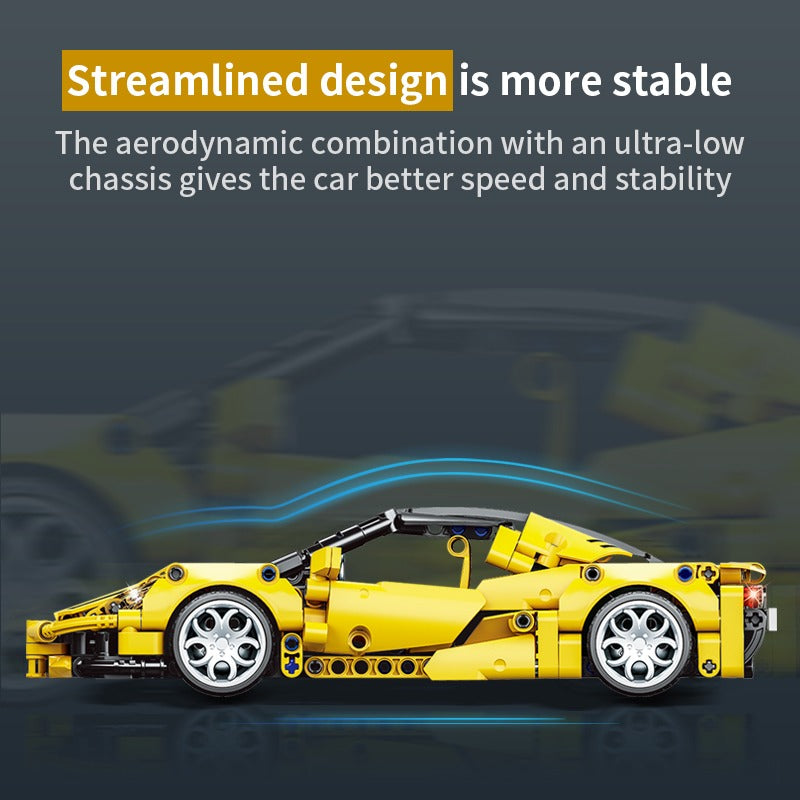 Woma Tech-Toy Racing Car Technic Vehicle Building Block Set 391 Pcs