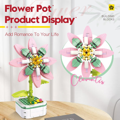 Woma Flower Bouquet 6 Styles Building Block 119-172 Pcs