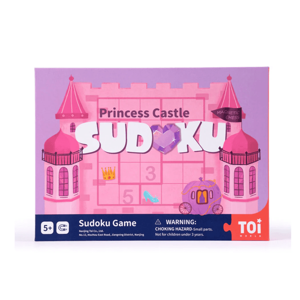 TOI World Magnetic Chess Princess Castle Sudoku - Explorers Gifts