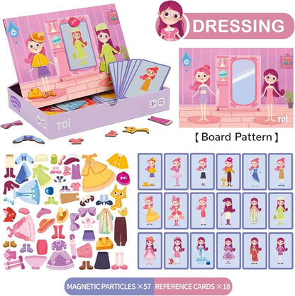 TOI World Magnetic Box Princess Magnetic Blocks 57+18 Pcs - Explorers Gifts