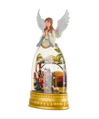 Explorers Religion with Large Angel Snow Water Lantern - Explorers Gifts