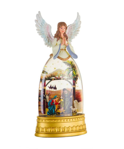 Explorers Religion with Large Angel Snow Water Lantern - Explorers Gifts