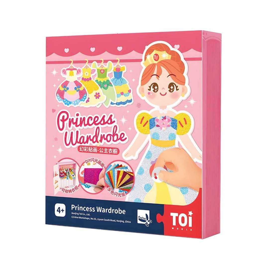 TOI World Craftoi Series Beaded Surprise Box Princess Wardrobe - Explorers Gifts