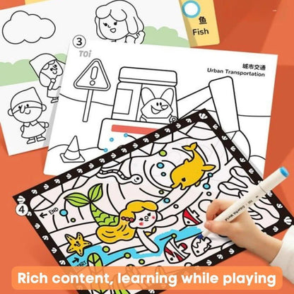 TOI World My Wonderful Coloring Book Blue - Explorers Gifts